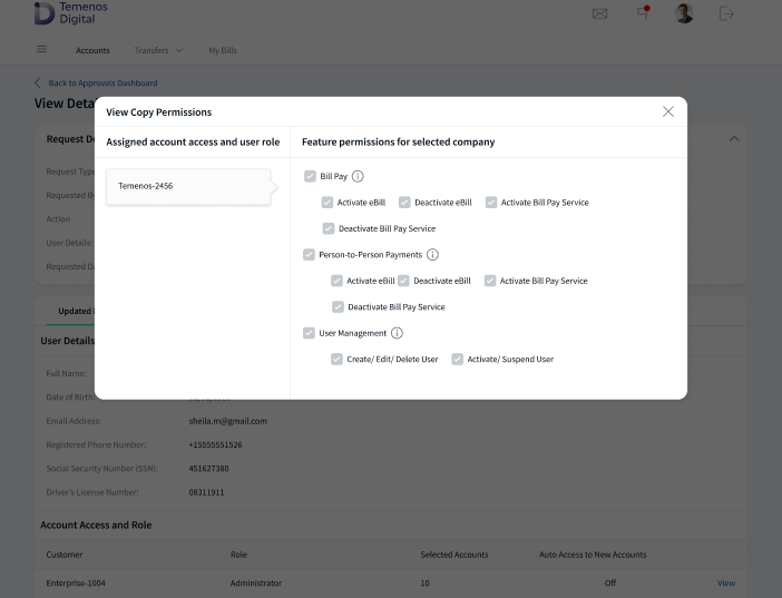 View Copy Permissions